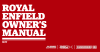 2018 Royal Enfield Thunderbird - Owners manual EN